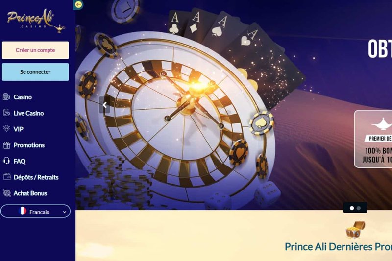 Le Prince Ali Casino : un monde de jeux en ligne excitant en France