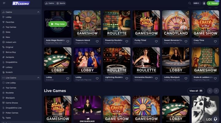 Een concrete eerste indruk van B7 Casino Nederland